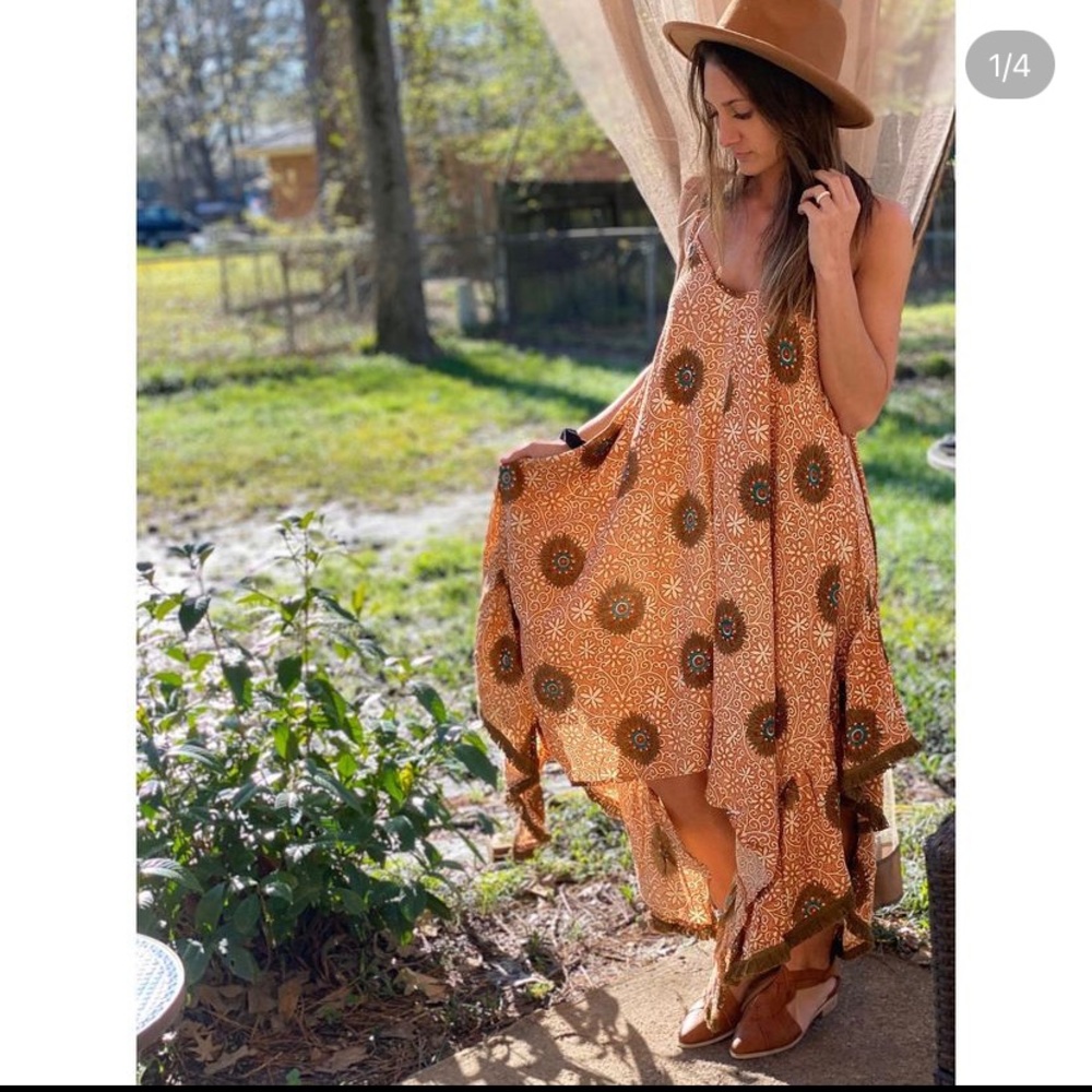 OFFERS OPEN! Women’s small boho dress summer dress Boho maxi dress size small